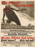 Carl Hachez, Die Heimat ist in Gefahr!, 1918, poster