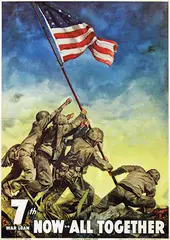 Cecil C. Beall, 7th War Loan Now All Together, 1945, poster