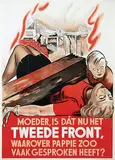 Initial E, Moeder, is dát nu het Tweede Front?, 1943, poster