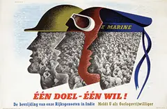 Frederic H. K. Henrion, Één doel één wil!, poster