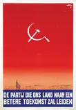 Willem Pauwels, Communistische partij de partij die ons land naar een betere toekomst zal leiden, 1946, poster