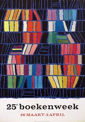 Mart Kempers, 25e boekenweek, 1960, poster