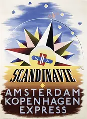 Fedde Weidema, NS Scandinavie, 1946, poster