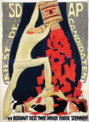 Tjerk Bottema, Kies de S.D.A.P. canditaten, 1922, poster