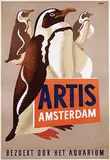 Eppo Doeve, Artis Amsterdam (Penguin), 1947, poster