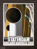 Cassandre, Holland-America Line New Statendam, 1928, poster