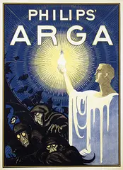 Albert Hahn, Philips Arga, 1917, poster