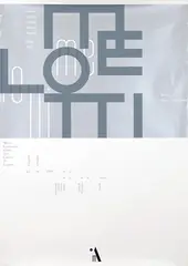 Bruno Monguzzi, Museo Cantonale Lugano Fausto Melotti, 1990, poster