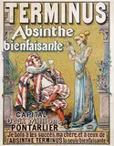 Francisco Tamagno, Terminus Absinthe, 1895, poster