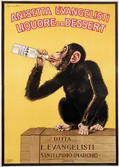 Carlo Biscaretti Di Ruffia, Anisetta Evangelisti, 1925, poster