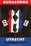 Hendrik Magdalenus (Dick) Bruna, Burgerdag Utrecht