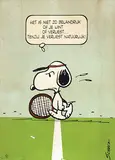 Charles M. Schulz, Snoopy Het is niet zo belangrijk of je wint of verliest? tenzij je verliest natuurlijk!, poster