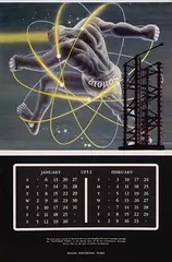Philips Electronic Tubes calendar 1952 by Eppo Doeve, poster, sold Dec 2015