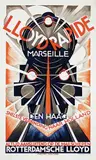 Machiel Wilmink, Lloyd Rapide Marseille, 1928, poster