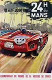 Michel Beligond, 24 H du Mans, 1961, poster