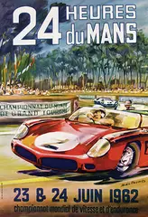 Michel Beligond, 24 Heures du Mans, 1962, poster
