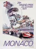 Steve Carpenter, 29e Grand Prix Monaco, 1971, poster