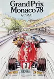 Alain Giampaoli, Grand Prix Monaco, 1978, poster