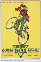 BGA Origine armes cycles chasse la concurrence! by Martin Dupin, poster, sold Dec 2015