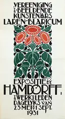 Johan Briedé, Vereeniging van Beeldende Kunstenaars Laren-Blaricum Hamdorff, 1931, poster