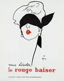 René Gruau, le rouge baiser sans hésiter
