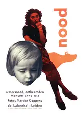Martien Coppens, nood watersnood ontheemden, 1954, poster