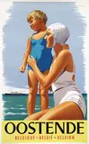 Herman Verbaere, Oostende Belgium, 1952, poster