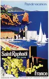 Herman Verbaere, Saint-Raphaël Cote d'Azur France, 1960, poster