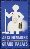 Francis Bernard, Arts Ménagers Grand Palais, 1933, poster