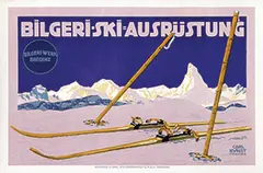 Carl Kunst, Bilgeri-Ski-Ausstellung, poster