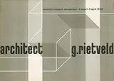 stedelijk museum amsterdam architect g. rietveld by Willem H. Crouwel, 1959, poster, sold Dec 2015