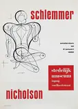 schlemmer nichelson by Willem Sandberg, 1954, poster, sold Dec 2015