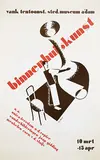 Willem Sandberg, binnenhuiskunst Copier, Gidding, v.d. Sluijs, 1935, poster