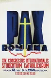Cazdos, PAX Romana XIV. Congressus Int. Studentium Catholicorum, 1935, poster