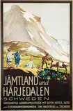 Hjalmar J. Thoresson, Jämtland und Härjedalen Schweden, 1930, poster