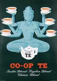 Christoffel van den Berghe, Co-Op Te India Blend- Ceylon Blend China Blend, poster