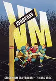 Bengt Karlsson, VM Ishockey Stockholm, 1954, poster