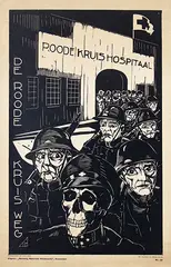 Johan Haak, Roode Kruis Hospitaal, 1931, poster