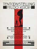 Hildo Krop, Tentoonstelling Hildo Krop in het Stedelijk Museum Amsterdam, 1934, poster