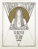 Monogram Sw, Hollandsche Teekenmy Tentoonstelling Pulchri Studio, 1899, poster