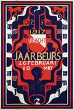 Carel Adolph Lion Cachet, Jaarbeurs Utrecht, 1917, poster