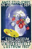 Gerard Koopman, Zomertentoonstelling Universiteitslustrum, 1937, poster