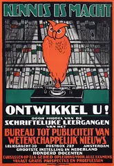 Arjen Galema, Kennis is macht ontwikkel U!, poster