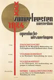 Fré Cohen, zomerfeesten amsterdam, 1934, poster