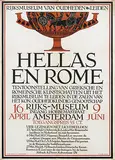 S.H. de Roos, Hellas en Rome, 1929, poster