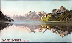 Jakob J. Wyss, Lac de Lucerne-Suisse, 1930, poster