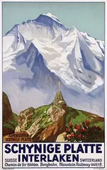Ernst Hodel, Schynige Platte Interlaken, 1936, poster