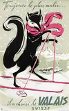 Jean Gongaro, Toujours le plus malin?il choissi le Valais Suisse, 1951, poster