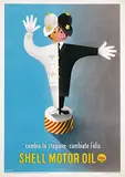 blackall, Shell Motor Oil, 1951, poster
