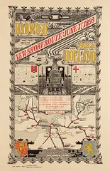 Hendrik Petrus Berlage, Harwich Hoek van Holland, 1893, poster